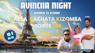 Soirée salsa bachata kizomba 